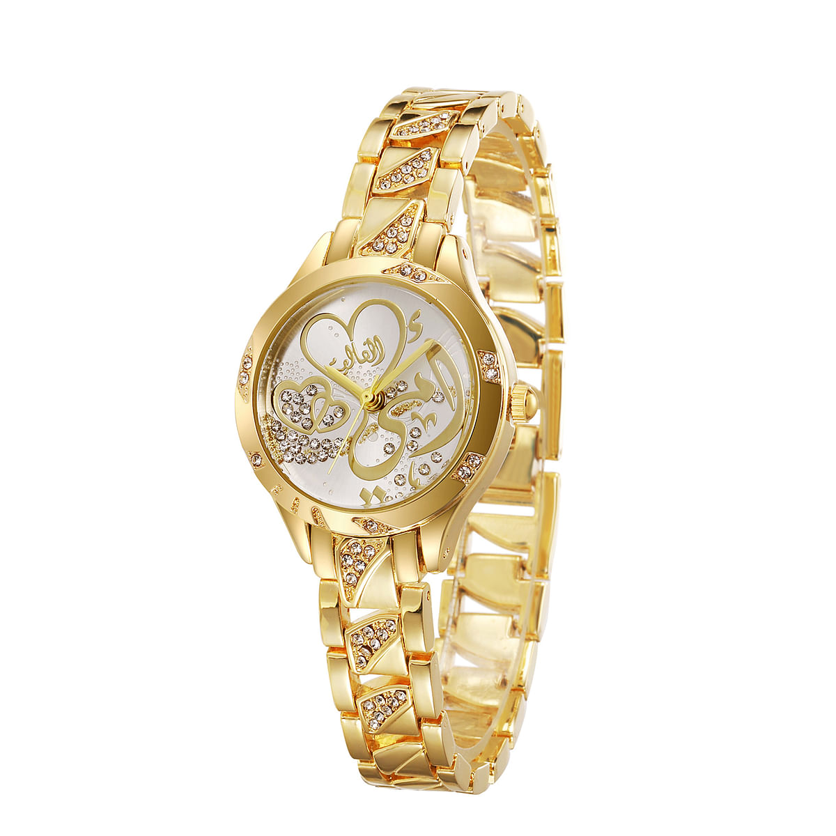Elanova “Dear Mom” women’s wristwatch encrusted with crystal