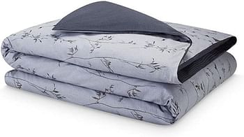 Calvin Klein Home Dusk Wild Flower Duvet Cover Set-King-Night Sky