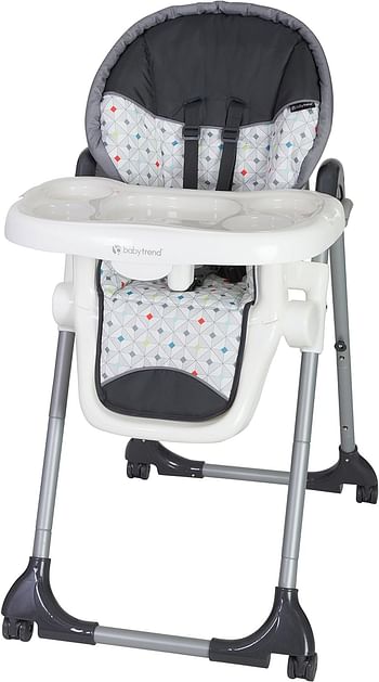 Babytrend Deluxe 2-in-1 High Chair Diamond Geo