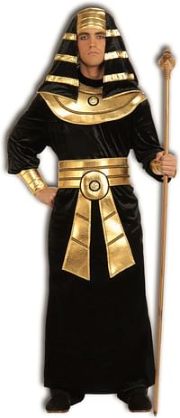 Forum Novelties 60442 Egyptian Pharaoh Costume Adult Sized, Black/Gold, Large