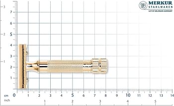 Merkur 34G Gold Plated Safety Razor - No Blades Included