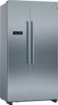 Bosch-Refrigerator side by side, 616l, Stainless Steel, KAN93VL30M