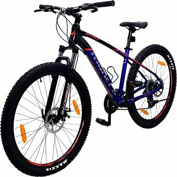 Montra Bikes Backbeat Mountain Bicycle | MTB Cycle for Adults with Disk Brake | 21 Speed Shimano Gears | Suspension Fork