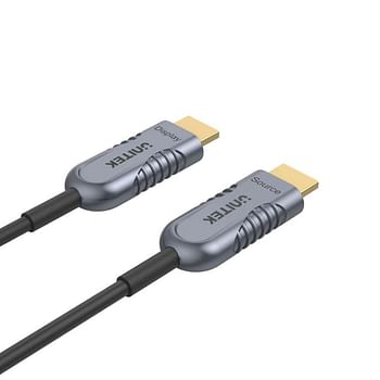 Unitek Ultrapro HDMI2.1 Active Optical 3M Cable Space Grey and Black color