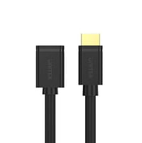 Unitek Y-C166K4K 60Hz High Speed HDMI Extension Cable HDMI Male To HDMI Female Cable, Black, 3 Meter