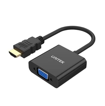 Unitek HDMI to VGA Adapter with 3.5mm for Stereo Audio