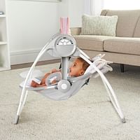 Ingenuity-25-Comfort 2 Go Portable Swing™ - Flora The Unicorn™