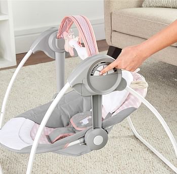 Ingenuity-25-Comfort 2 Go Portable Swing™ - Flora The Unicorn™