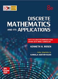 الرياضيات المنفصلة وتطبيقاتها-SIE-الطبعة الثامنة غلاف ورقى– 30 يوليو 2021-تأليف كينيث إتش روزن (مؤلف)