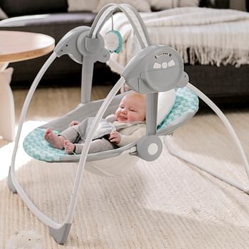 Ity by Ingenuity Swingity Swing Easy - Fold Portable Baby Swing – Goji