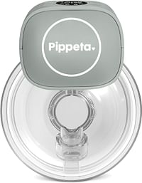 Pippeta Wearable Hands Free Breast Pump/Led Screen/Single Pumping/12 Suction Levels Modes/180 Ml Capacity
