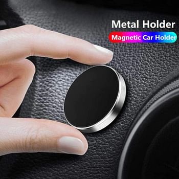 Sulfar S059 Car Phone Holder Magnetic Phone Holder Car mount-Compatible with Most Smartphones - Silver