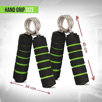 Mayor Nova 2 Pack Foam Hand Grip Exerciser Strengthener | Grip Trainer for Wrist and Forearm Workout | Carpal Tunnel Squeeze Therapy