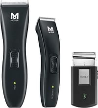 Moser TRIO kit Professional Cord/Cordless Hair Clipper, Beard Trimmer & Shaver
