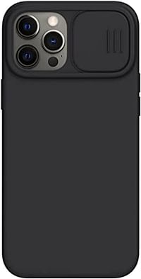 Nillkin CamShield Silky Silicone Series Cover Case Designed For Apple iPhone 12 Pro Max - Black