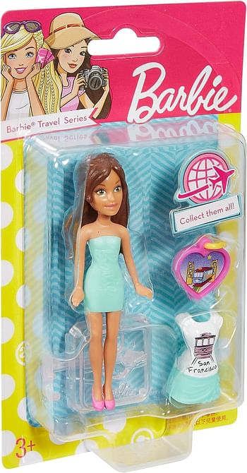 Barbie Fhf02 Travel Series, Sky Blue