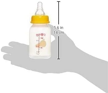 Pigeon Slim Neck Decorated Bottle, Ultra Soft Silicone Nipple, Anti Colic, Bpa Free, Assorted colors ,120ml ,1 Piece