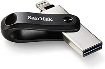 SanDisk iXpand Flash Drive Go 128GB - USB3.0 + Lightning - for iPhone and iPad