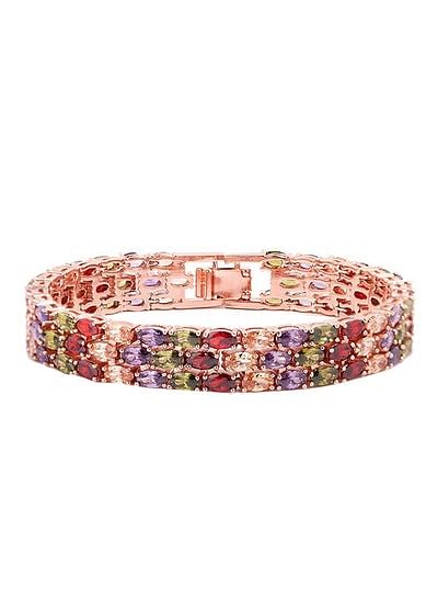 Women's bracelet studded with crystal Z.428800.16998751987716115