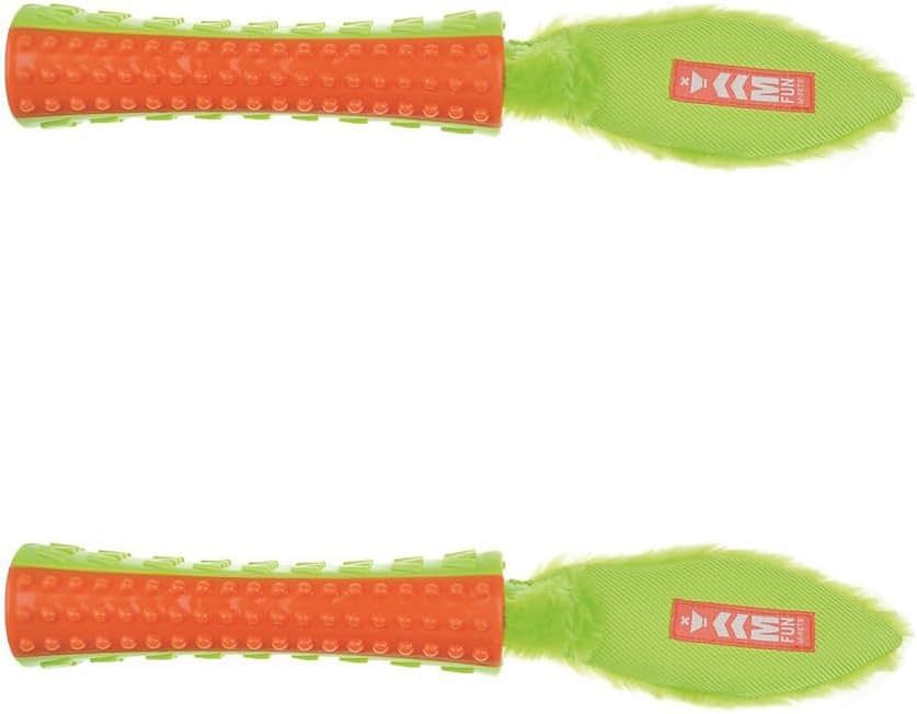 M-PETS On/Off Funsty Orange & Green Dog Toy