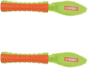 M-PETS On/Off Funsty Orange & Green Dog Toy