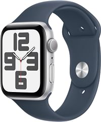 Apple Smartwatch SE 2nd Gen, 2023, GPS, 40mm with Silver Aluminum Case and Blue Band
