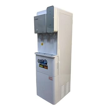 Platinum Standing Water Dispenser, 3 Spigots, Normal - Cold - Hot, Ice Maker, White - WD-3000 I