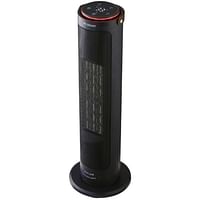 Platinum Electric Heater Vertical, 2000W, Rotating, Black - HT-5710