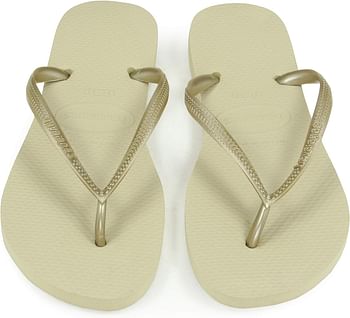Havaianas Female's Slim Flip flops, Sand Grey/Light Golden 31/32 EU