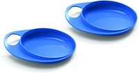Nuvita Easyeating Smart Dish, 2 Pieces, Blue