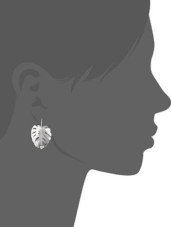 Guess Women Silver Stainless Steel Earrings, Ube70043, One Size