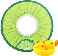 ستار بيبيز عبوة من قطعتين (قبعة استحمام للاطفال، بطة مطاطية) - اخضر/اصفر
