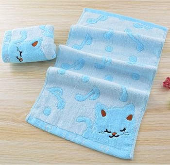 Star Babies - Adjustable Kids Shower Cap With Kids towels - Pack of 2 - Blue