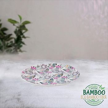 Cuisine Art - FLORENCE Tableware - Eco-Friendly Bamboo Fibre Dinnerware Plate - 20cm