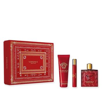 Versace Eros Flame Set For Men - Eau de Parfum - 3 Pieces