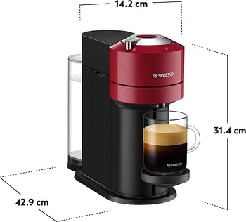 Nespresso Vertuo Next Red Coffee Machine Without capsules