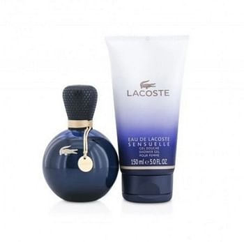Lacoste Sensual Mauve Eau De Parfum Set - Perfume 90ml + Shower Gel 150ml