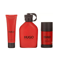 Hugo Boss Hugo Red Man Eau De Toilette 150 Ml + Deodorant Stick 75 Ml + Shower Gel 50 Ml -Gift Set