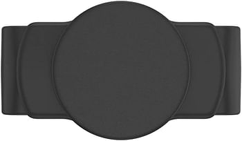 PopSockets PopGrip Slide Stretch Non-Adhesive Phone Grip & Stand With a Swappable Top for Phones with Round Edges - Black