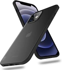 X-level for iPhone 12 Mini Case Slim Matte Finish Military Grade Soft Edge Bumper Shockproof and Anti-Drop Protection Hard Back Thin Cover Case for iPhone 12 Mini 5.4"- 2020 Release- Black