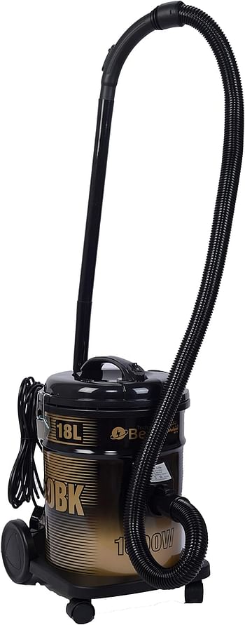 Techno Best 1600W Drum Vaccum Cleaner, 18 Liter Capacity-BVC-018