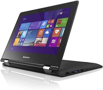 Lenovo Yoga 510-14IKB 14inch Laptop –Touchscreen - Core i3-6th Generation  2.30GH - 4GB - 500GB SSD - Win10 Pro - HD Graphics 520 - Backlit English / Arabic Keyboard, Black