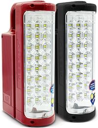 Geepas GE5566 Rechargeable Led Lantern- Red & Black - Pack of 2