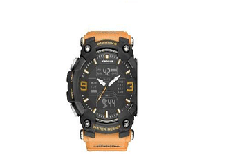 Elanova Men's Rubber Analog Digital Watch EL909 Green