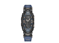 ساعة يد مطاطية رقمية وبعقارب طراز EL909 للرجال