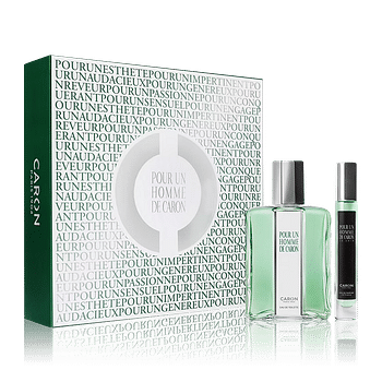 Caron Pour Un Homme Gift Set - (EDT 125 ml + Puh Le Soir Travel Spray 10 ml)