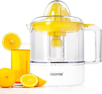 GEEPAS Juicer 1 L 25 W GCJ9900 Yellow/white