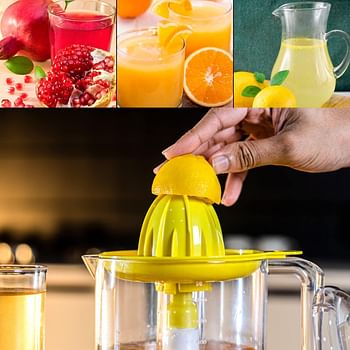 GEEPAS Juicer 1 L 25 W GCJ9900 Yellow/white