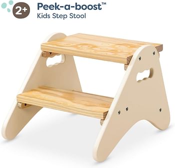 B. Spaces Wooden Step Stool - Ivory