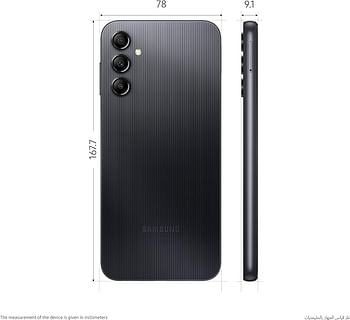 Samsung Galaxy A14 Dual Sim 4GB RAM 128GB 4G - Black